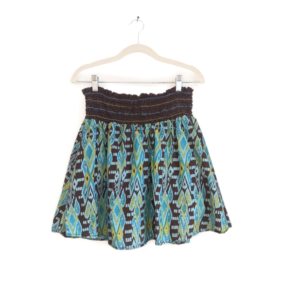 Vintage 2000s Maurices Ruched Waist Fairycore Mini Skirt - Picture 1 of 8